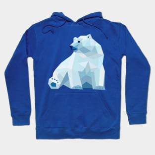 Geometric polar bear Hoodie